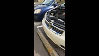 Remove broken sensor from the engine, camshaft position sensor,  2009 dodge grand caravan