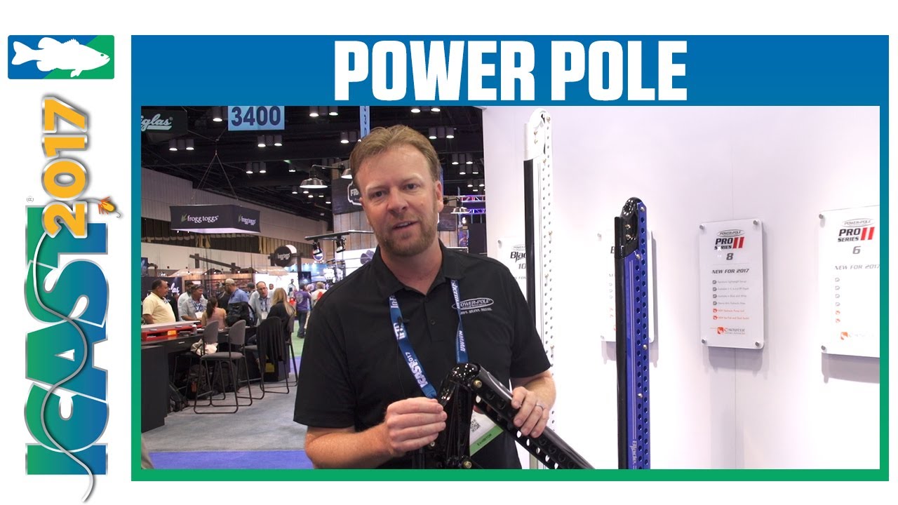 Power-Pole Pro Series 2 Shallow Water Anchor CM2 | ICAST 2017 - YouTube