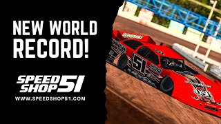 TILLEY SMASHES THE GROVE WORLD RECORD! (Super Late Model @ Williams Grove) // Speedshop51.com