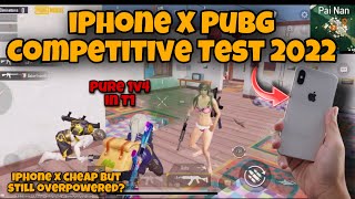 iPhone X Pubg Competitive Test 2022 | Are iPhones Worth for gaming? Pubg Mobile Gameplay