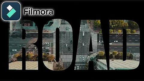 EASIEST Way To Place VIDEO Inside TEXT in Filmora 9 Tutorial 2021