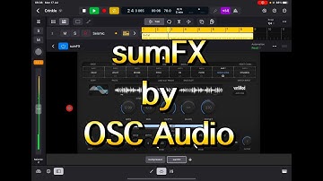 sumFX - Modular Multi-FX Processor - Tutorial & Demo for the iPad in Logic Pro