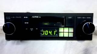 Vintage Alpine 7162 AM/FM cassette car stereo #3