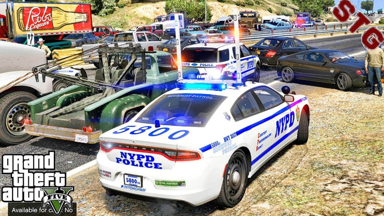 Highway Patrol 86 Gta 5 Real Life Pc Police Mod Youtube