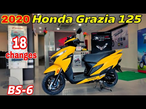 2020 Honda Grazia 125 BS6|What's New|First Ride Review|Specs|Mileage|Price
