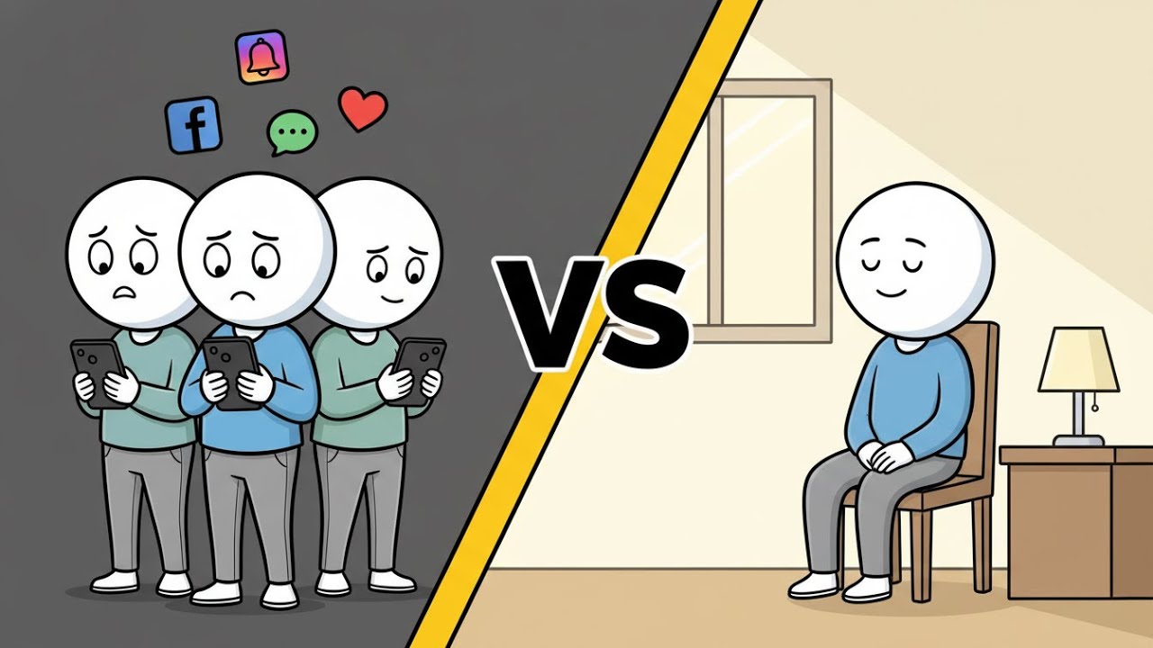 The Psychology of People Who Love Being Alone vs Social Addicts