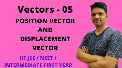 Vectors 05 - Position Vector and Displacement Vector