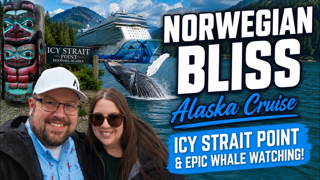 Norwegian Bliss Alaska Cruise - Icy Strait Point & Epic Whale Watching!