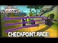 Color Sensor Checkpoint Race! (Scrap Mechanic #227)