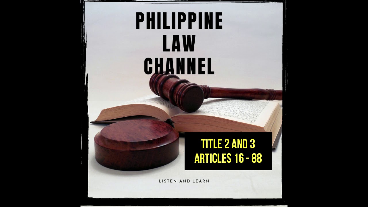 Revised Penal Code Title 2 & 3: Article 16-88 Philippine Law