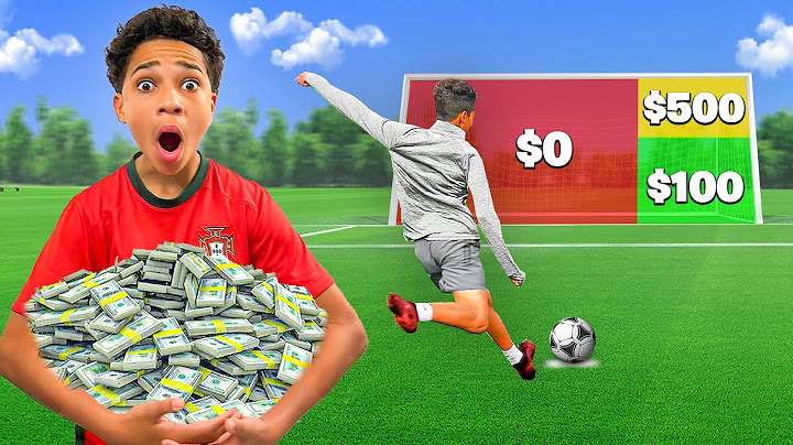 Every Time You Score, Kid Ronaldo Wins $100