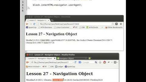 lesson 27   navigator object | JavaScript Course