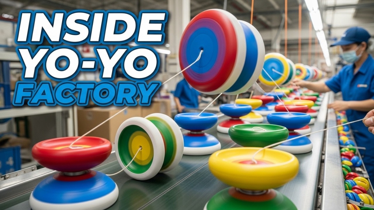 Inside a Yo-Yo Factory — From Plastic to Spinning Toy