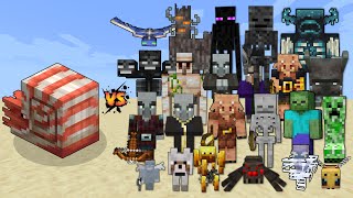 Nautilus vs Every Mob in Minecraft (Java Snapshot)