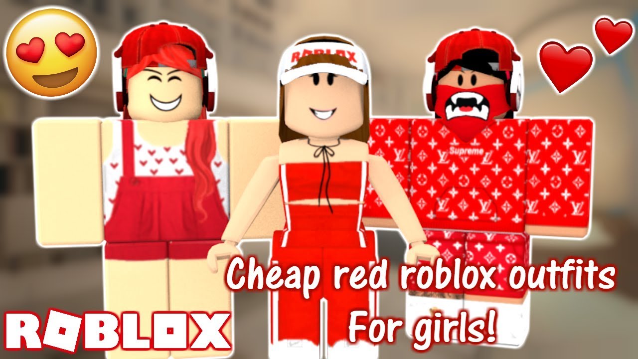 Cheap Red Roblox Outfits For Girls Read Desc Youtube - red's clothes pokemon roblox
