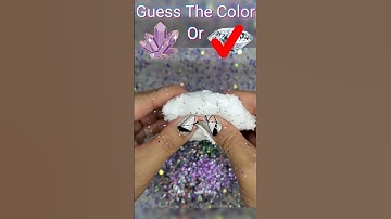 Guess The Color Challenge Clay Cracking ASMR No Talking