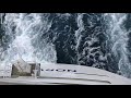 Norwegian Spirit ( cruise ship) propeller make huge waves