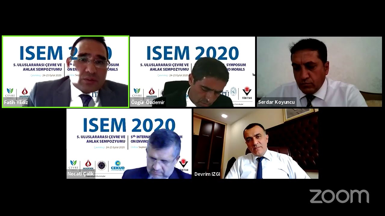 PANEL-1: Indigenousness in Environmental Technologies “Çevre Teknolojilerinde Yerlilik”