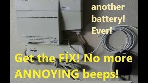 FIOS battery backup (permanent) BEEP fix