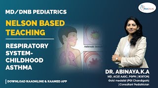 Pediatrics | Nelson Based Teaching | Childhood Asthma | Raaonline #pediatrics #asthma