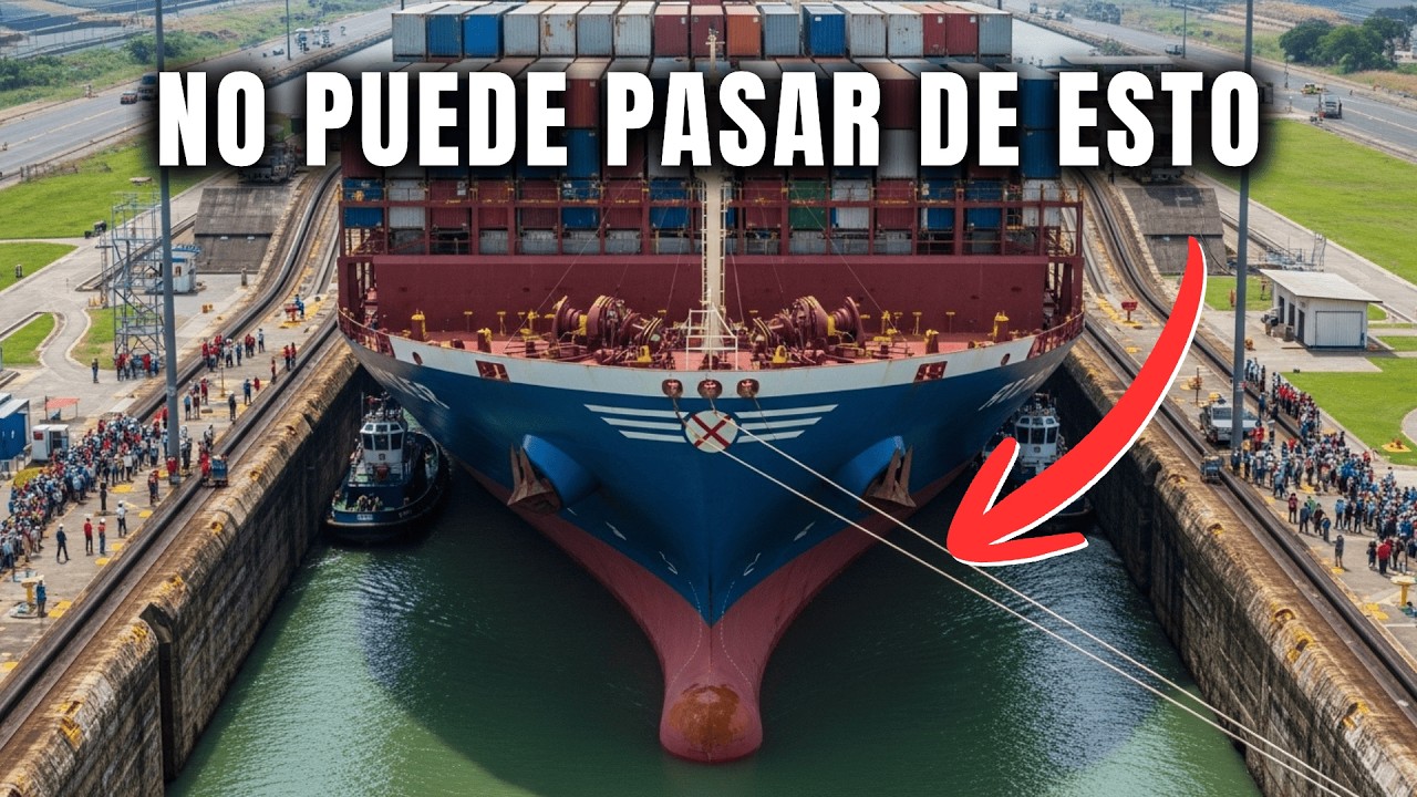 ¿Por qué los barcos no pueden superar los 48,8 METROS de ancho?