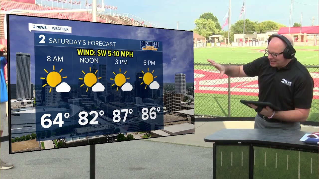 Highs well above average with increased fire danger Sunday - YouTube