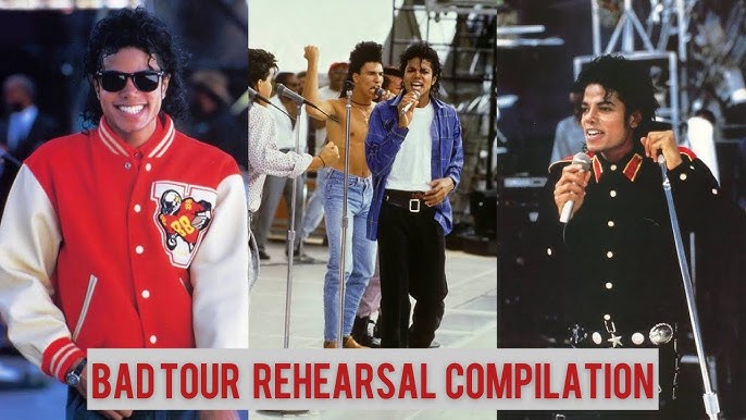 Michael Jackson BAD World Tour RARE Backstage Moments - YouTube