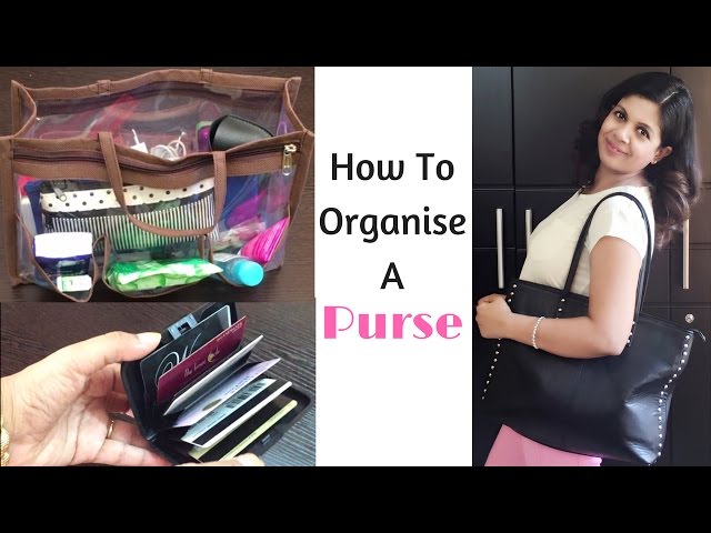 How To Organize A Purse Using An Insert - Organized-ish