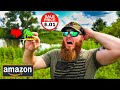 Fishing w/ World's CHEAPEST Lures (Amazon Challenge)