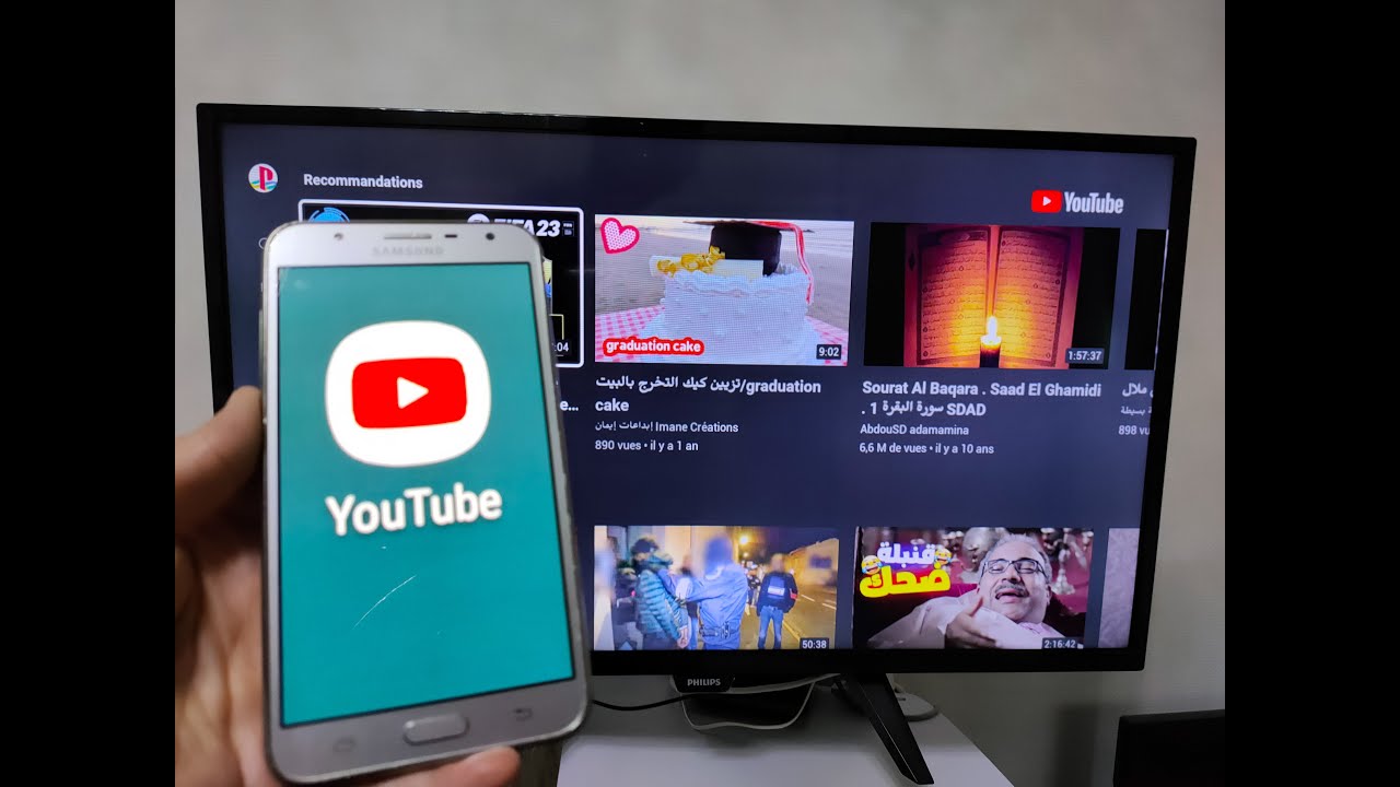 comment associer son smartphone pour regarder youtube sur sa tv
