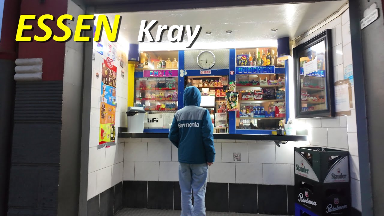 Stadt Essen walking 4K | Kray Winter 2024/25