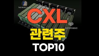 cxl 관련주 top10 대장주 테마주 cxl이란? hbm