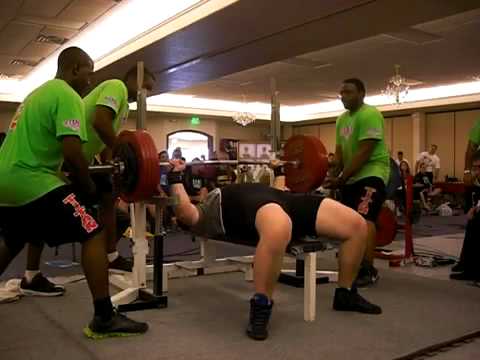 545 Lb Bench Press, Raw National Record - YouTube