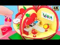 Build Amazing Apple House with Bedroom, Bathroom, Kitchen ❤️ DIY Miniature Cardboard House #339