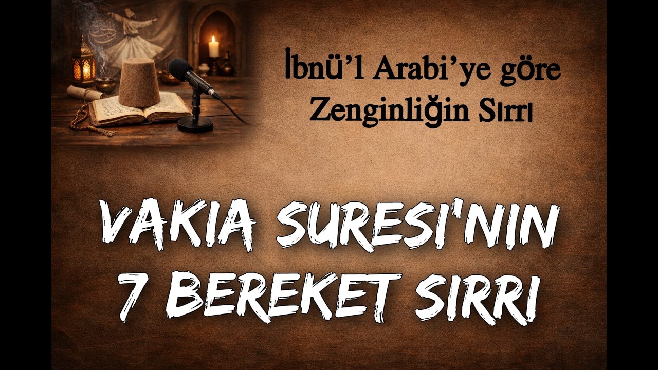 Vakıa Suresinin 7 Bereket Sırrı | İbnü’l Arabi’ye Göre Zenginliğin Sırrı