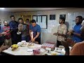 Birthday celebration on Ship