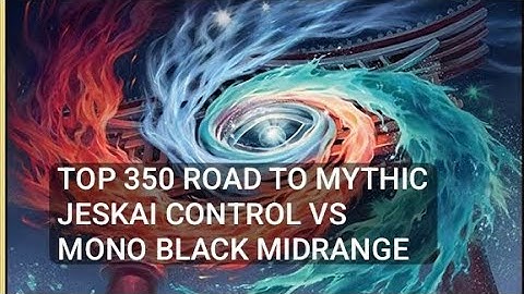 Road to Mythic from TOP 350 Player | Jeskai Control vs Mono Black Midrange | Standard | Diamond Rank