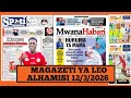 Magazeti Ya Leo Machi 12 2026 Alhamisi Magazeti Ya Michezo Leo Asubuhi Alhamisi SIMBA