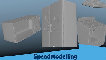 Modelling Timelapse #1 Minecraft Kitchen