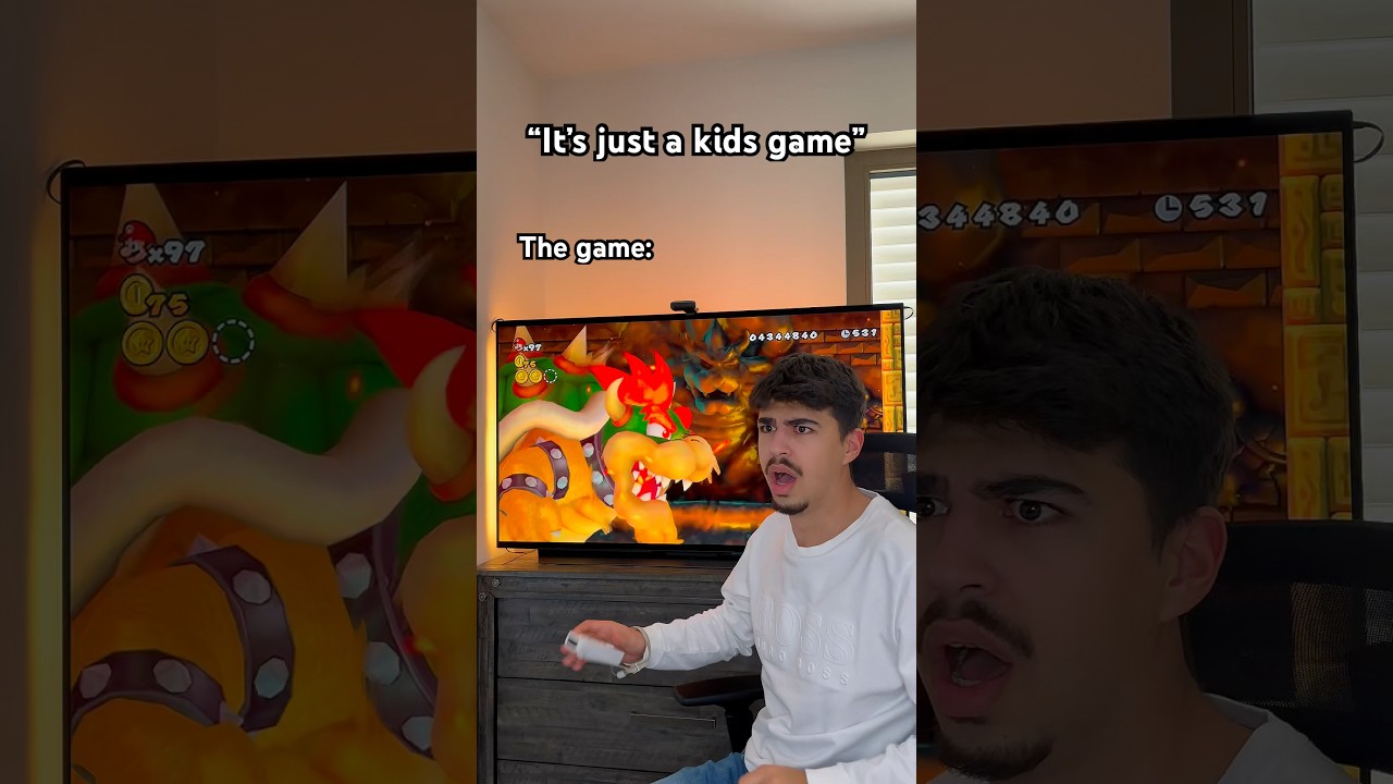 THIS is the MOST shocking moment in Mario Bros WII 😱 