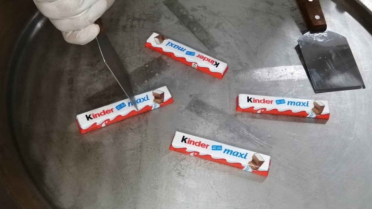 ايسكريم رول شوكولاته كيندر ماكسي - kinder chocolate maxi ice Cream Roll