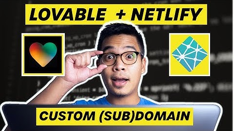 How to Deploy a Lovable App in Netlify (with a custom subdomain)
