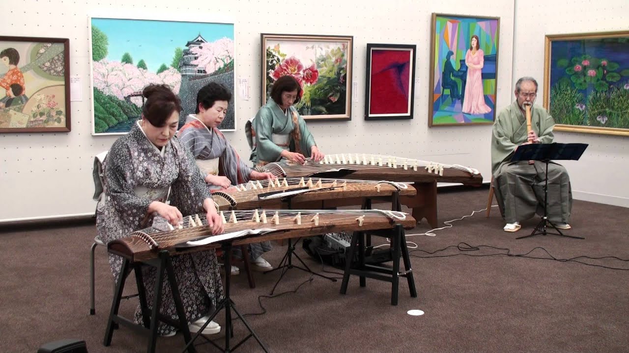 さくら21 邦楽合奏:結夢 2012年平泉会選抜展 - YouTube