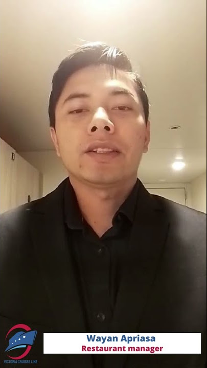 Victoria Cruises Crew-Wayan Apriasa restaurant manager