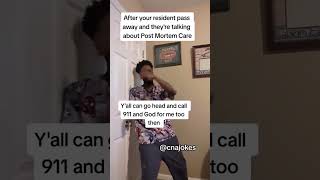 When you gotta do Post Mortem Care #nursing #cna #viral Wealth