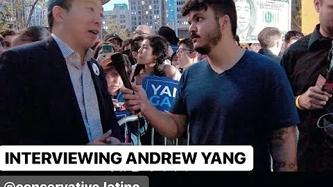 Interviewing Andrew Yang - Democratic Presidential Candidate 2020