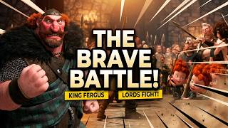 Clan Fight Breaks Out in the Castle! | Brave (2012) Chaos Scene