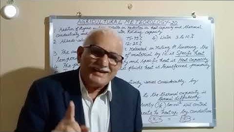 Agricultural Meteorology 20   JRF/SRF/NET/Other exams BITS