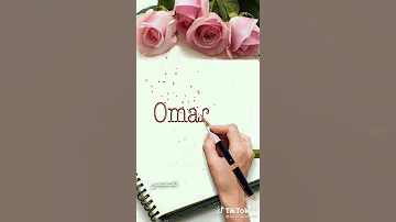 تصميمي على اسم عمر حسب الطلب 