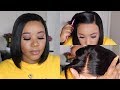 Short Bob Wig For Beginners |  Real Glueless Pre-plucked & Bleached| Royalme"